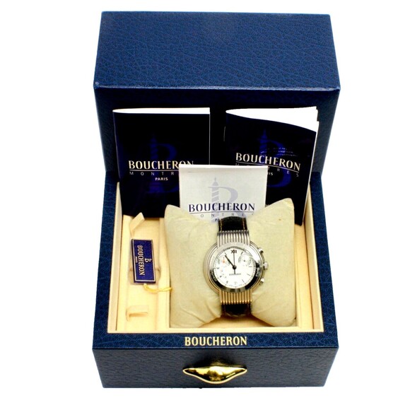 Boucheron Solis Chrono XL Gray Steel 39mm